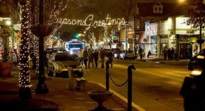 Christmas time in downtown Collingswood.