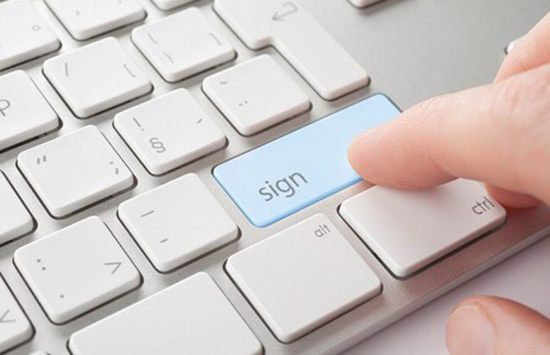 keyboard online signature