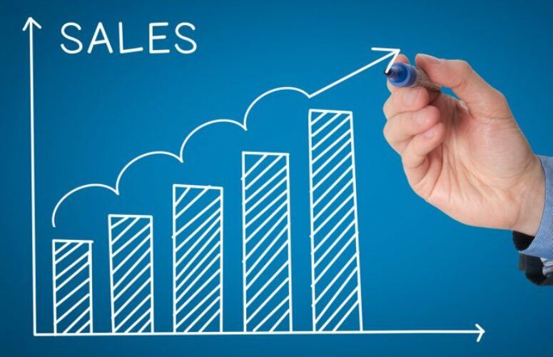 sales increase graph