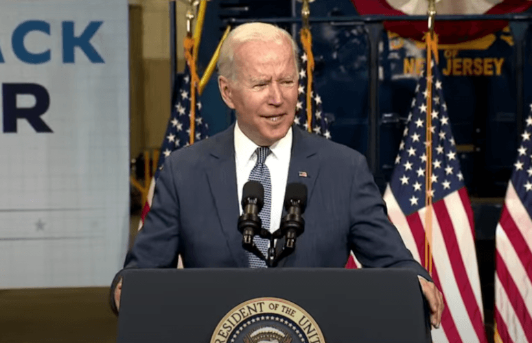 Biden Touts Infrastructure Bill As Portal Bridge Replacement Starts ...