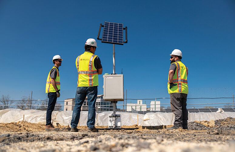 “Conducting real time perimeter air monitoring reduces risk to communities by providing actionable data to those responsible for performing remediation,” says Marc Hudock, Operations Manager, AirLogics.